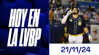 Hoy en la LVBP  21 de noviembre 2024 [upl. by Maroj503]