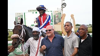 JAMAICA RACING Crown Chaser Wears The Garland Of 2024 Derby Champion [upl. by Asiek292]