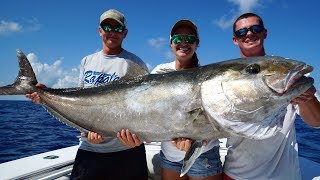 DEFEATED a Record Breaking GIANT Catch Clean Cook Amberjack [upl. by Eneladgam]