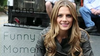 Stana Katic • Funny Moments [upl. by Carrie]