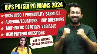 IBPS  SBI PO Mains Quant Class  Dice Based DI Algebra Equations DS Arithmetic  Aashish Arora [upl. by Yusem]