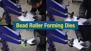 A Quick Guide to the Motorized Bead Roller Forming Dies  Best Die Combinations amp MORE Eastwood [upl. by Sutsuj]