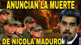 A NUNCIA LA MU3RTE3 DE NICOLA MADURO EN MIRA FLORES [upl. by Spieler]