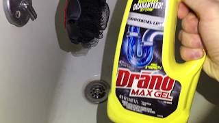 How To Unclog A Drain With Drano Gel Commercial Strength [upl. by Evie]