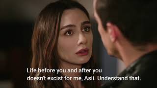 Siyah Beyaz Aşk 28 AsFer kiss part 2  English subs [upl. by Anrim]