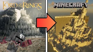 Building Minas Tirith  3 Update  LOTR Minecraft [upl. by Davidson600]