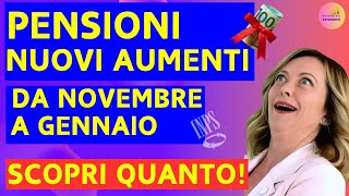 🔔Novità Pensioni 2024 Aumenti in Arrivo da Novembre a Gennaio [upl. by Airuam604]