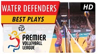 Aiko Urdas wins the match for the Water Defenders with a smart play  PVL WV  Best Plays [upl. by Nykal]