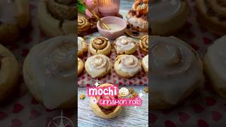 Mochi cinnamon rolls 🤎 recetaspostres receta [upl. by Caesaria528]