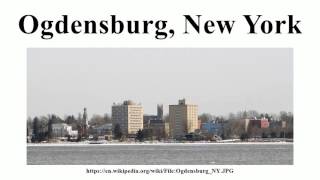 Ogdensburg New York [upl. by Nyledaj804]