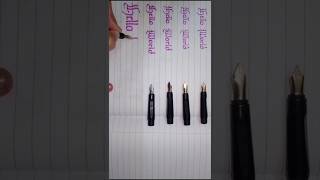 Lettering with Calligraphy Pen set  shorts ytshortsvideo [upl. by Waterman101]