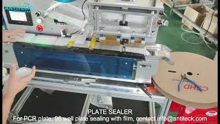 Plate Sealer For PCR Plate  96 Well Plate Sealer  Microplate Sealer For ELISA TEST or PCR TEST [upl. by Ahtilat261]