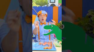 Blippi gets MAD😡 Try and try again to find the HIDDEN Slime Dinosaur 🦖 blippi shorts [upl. by Francklin987]