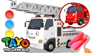 Tayo Colors Song  Learn Colors with Fire Truck  Nursery Rhymes amp Kids Song  Tayo the Little Bus [upl. by Nawak920]