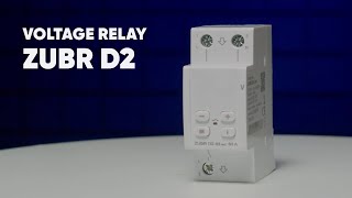 Voltage monitoring relay ZUBR D2 — unpacking and basic settings [upl. by Nuajed]