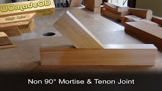 Mortise and Tenon  Angled Components [upl. by Crabb]