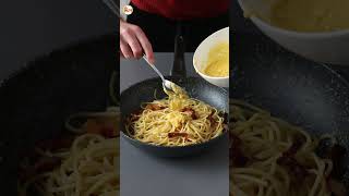 La VRAIE recette des carbo 🤤 carbonara carbo pates pasta recettefacile cuisinefacile [upl. by Baldridge]