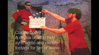 Clapperboard What it is and How to Use it to Sync Audio  Video Production Tips by Web Video Crew [upl. by Popelka]