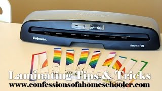 Laminating Tips amp Tricks [upl. by Zingale]