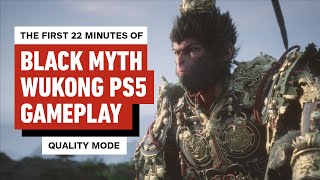 Black Myth Wukong PS5 Gameplay  The First 22 Minutes Quality Mode [upl. by Eilatam]