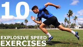 10 Explosive Speed Exercises  No EquipmentBodyweight Training You Can Do Anywhere [upl. by Bessy855]