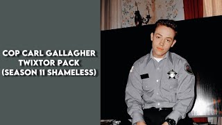 Cop Carl Gallagher Twixtor  Shameless Season 11 [upl. by Rheingold]