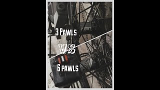 3 Pawls vs 6 Pawls  MTB Hub Sound Comparison [upl. by Saber320]