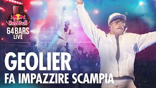 GEOLIER duetta con SCAMPIA  Red Bull 64 Bars Live 2024 [upl. by Azeret]