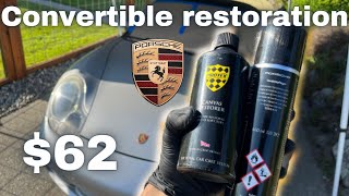 Restore Porsche 986 Boxster convertible top CHEAP [upl. by Nnaj716]