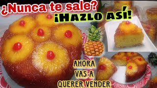 ✅ Como hacer La Mejor TORTA DE PIÑA Venezolana paso a paso  Receta Auténtica de Volteado de piña [upl. by Leeland]