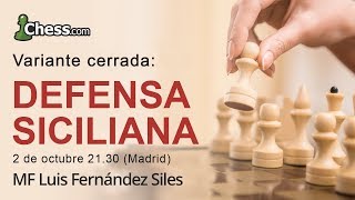 Aperturas de ajedrez  Defensa Siciliana variante cerrada [upl. by Yecal]