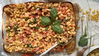 Baked Feta Pasta  Easy Recipe  Asmr [upl. by Adiaroz562]