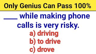 English Grammar Test ✍️ All Tenses IF You Pass This Test Your English is Amazing [upl. by Aneertak]