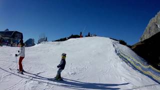 Issentalkopf Ehrwalder Alm 2017Piste View [upl. by Deeanne]