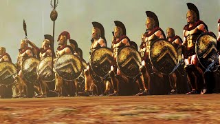 Spartan Battle  1200 vs 10000 Persian Immortals  Epic Cinematic Total War Battle [upl. by Nort917]