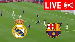 🔴 LIVE  Real Madrid vs Barcelona  El clásico LaLiga 202425  Full Match Streaming [upl. by Eichman]