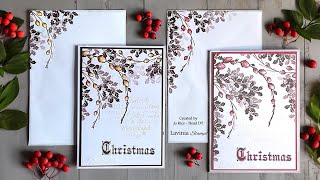 Fairy Catkins and Mini Holly by Jo Rice  A Lavinia Stamps Tutorial [upl. by Dryden]