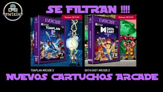 Evercade  FILTRADOS NUEVOS CARTUCHOS ARCADE evercade [upl. by Trebloc717]