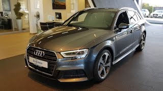 2018 Audi A3 Sportback 20 TDI sport 150hp  Visual Review [upl. by Ellora]