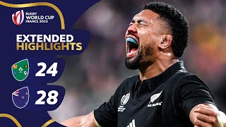 All Blacks knock out favourites  Ireland v New Zealand  Rugby World Cup 2023 Extended Highlights [upl. by Nevek]