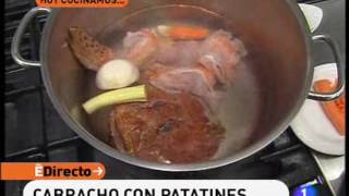 Receta de Cabracho con patatines ED [upl. by Yeleen]