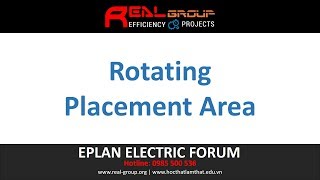 Rotating Placement Area  EPLAN Education [upl. by Anatsirhc596]