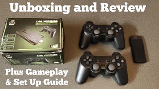 24G Wireless Controller GamePad M8 Unboxing and Review amp Set Up Guide  RetroGamer Reviews [upl. by Sulokcin]