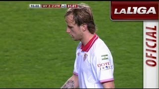 Gol de Rakitic 22 en el Sevilla FC  Atlético de Madrid  HD [upl. by Earesed]