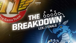 The Breakdown with Zirene How Longzhu beat SKT LCK Summer Finals [upl. by Floeter]