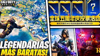 NUEVO TEASER de MAPA BR  LEGENDARIAS más BARATAS  MITICAS REGRESAN COD MOBILE ANIVERSARIO  LoboJz [upl. by Atoked654]