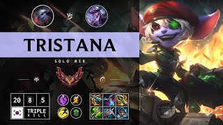 Tristana Mid vs Syndra  KR Grandmaster Patch 1413 [upl. by Campos890]