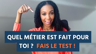 TEST DORIENTATION  quel métier pour vous [upl. by Macnair712]