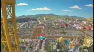 THE SIMPSONS RIDE  EXCLUSIVE ONRIDE FOOTAGE [upl. by Esikram23]