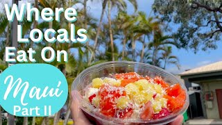 Maui Foods Where Real Locals Eat Pt 2 2024 [upl. by Enyaj]